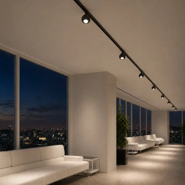 Трековый светильник ST Luce ST354.446.12 СКАЙЛАЙН 48V — черный, ракурс 5