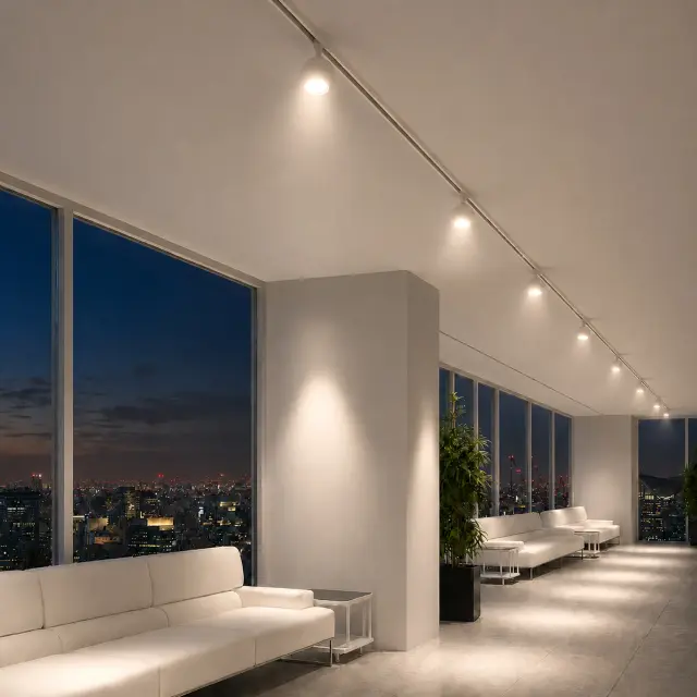 Трековый светильник ST Luce ST354.546.12 СКАЙЛАЙН 48V — белый, ракурс 5