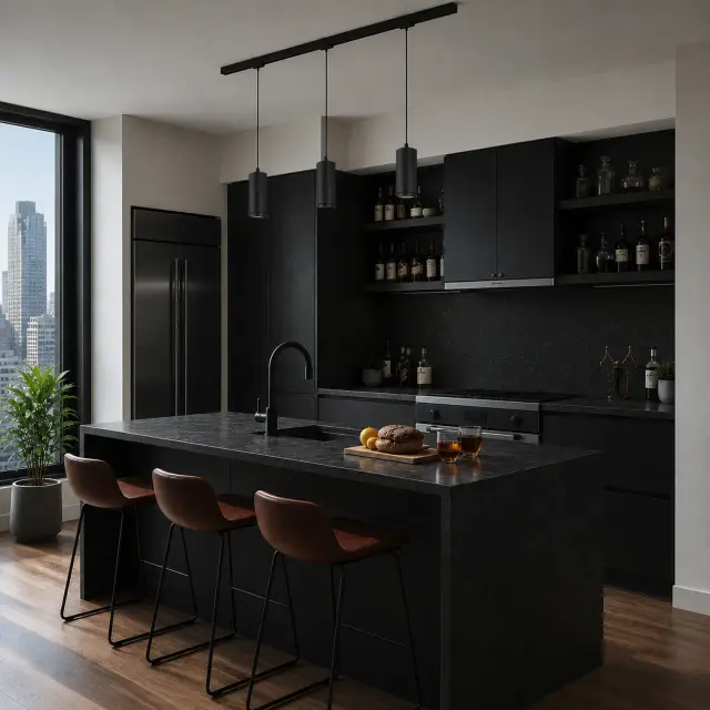 Трековый светильник ST Luce ST357.433.06 СКАЙЛАЙН 48V — черный, ракурс 5