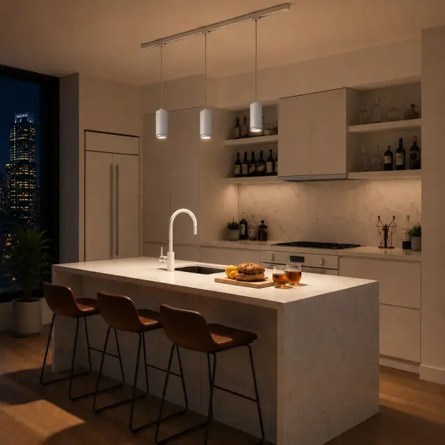 Трековый светильник ST Luce ST357.533.06 СКАЙЛАЙН 48V — белый, ракурс 4