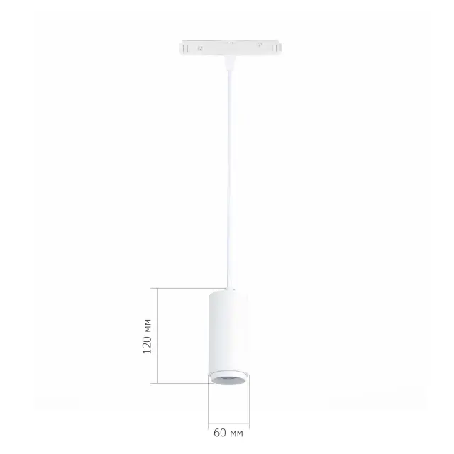 Трековый светильник ST Luce ST357.533.06 СКАЙЛАЙН 48V — белый, ракурс 6