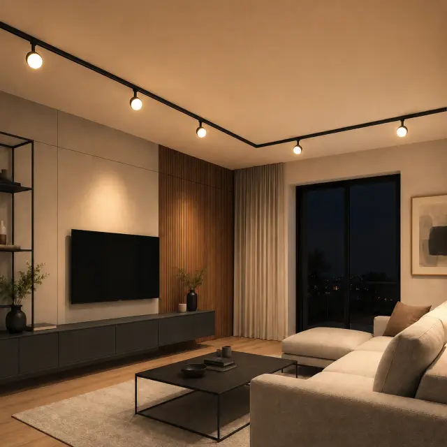 Трековый светильник ST Luce ST358.436.07 СКАЙЛАЙН 48V — черный, ракурс 5