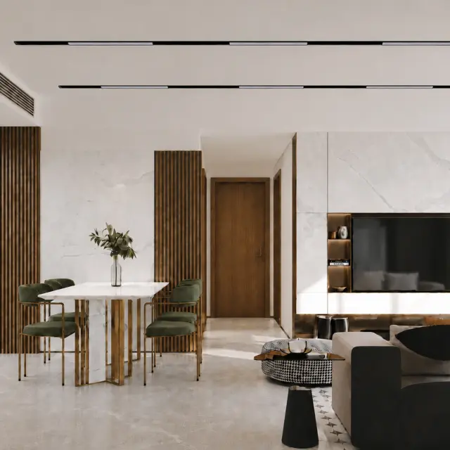 Трековый светильник ST Luce ST360.446.12 СКАЙЛАЙН 48V — черный, ракурс 6