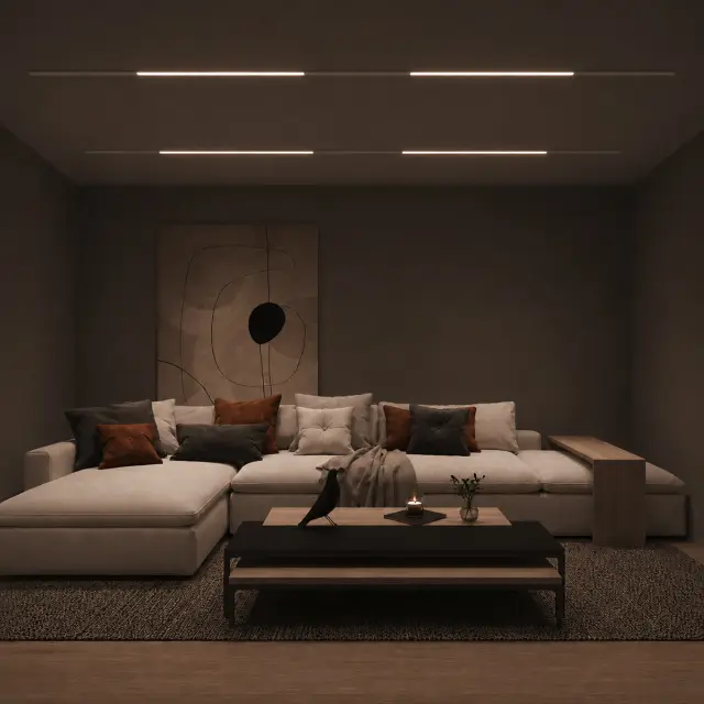 Трековый светильник ST Luce ST360.536.40 СКАЙЛАЙН 48V — белый, ракурс 5
