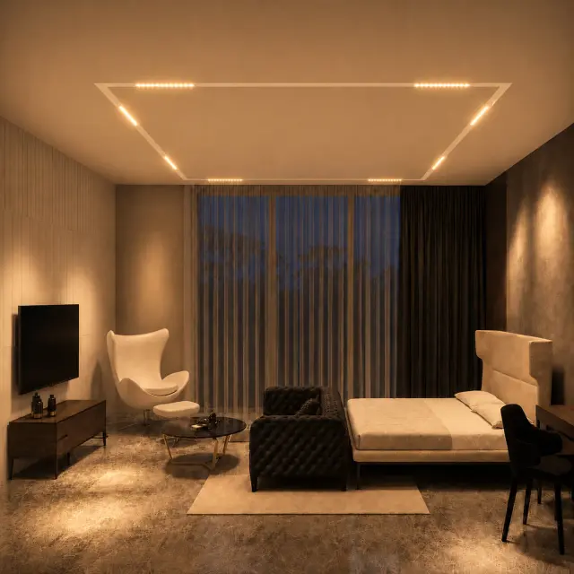 Трековый светильник ST Luce ST361.536.18 СКАЙЛАЙН 48V — белый, ракурс 5