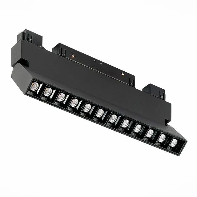 Трековый светильник ST Luce ST364.446.12 СКАЙЛАЙН 48V — черный, ракурс 3