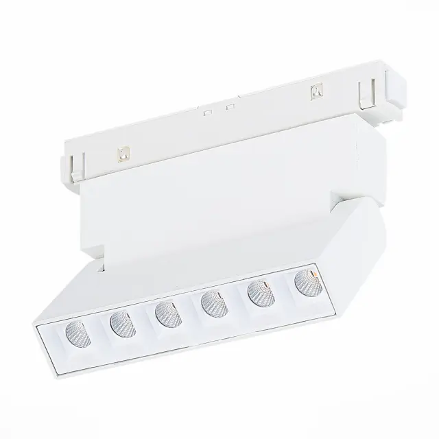 Трековый светильник ST Luce ST364.536.06 СКАЙЛАЙН 48V — белый, ракурс 3