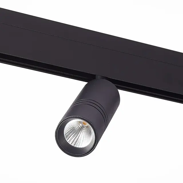 Трековый светильник ST Luce ST365.436.12 СКАЙЛАЙН 48V — черный, ракурс 2