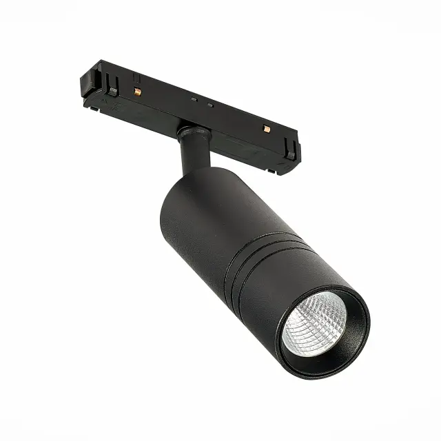 Трековый светильник ST Luce ST365.436.18 СКАЙЛАЙН 48V — черный, ракурс 3
