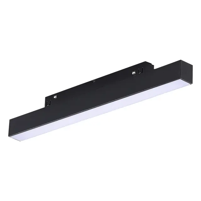 Трековый светильник ST Luce ST370.406.12 СКАЙЛАЙН 48V — черный, ракурс 3