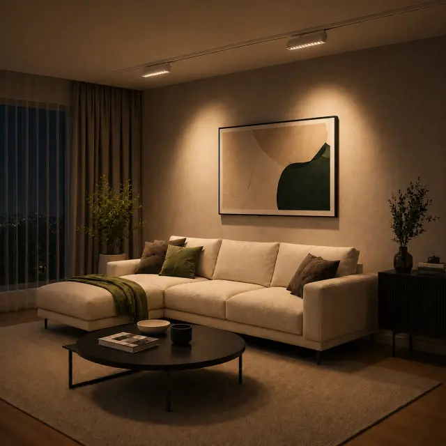 Трековый светильник ST Luce ST372.506.12 СКАЙЛАЙН 48V — белый, ракурс 6