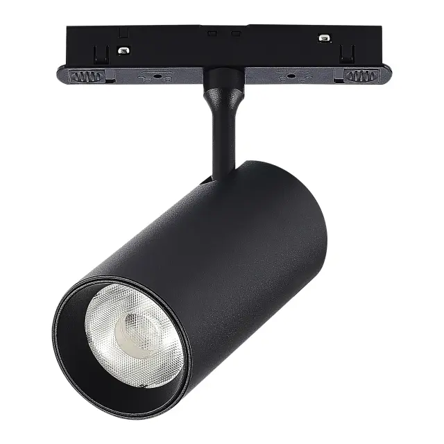 Трековый светильник ST Luce ST375.406.12 СКАЙЛАЙН 48V — черный, ракурс 3