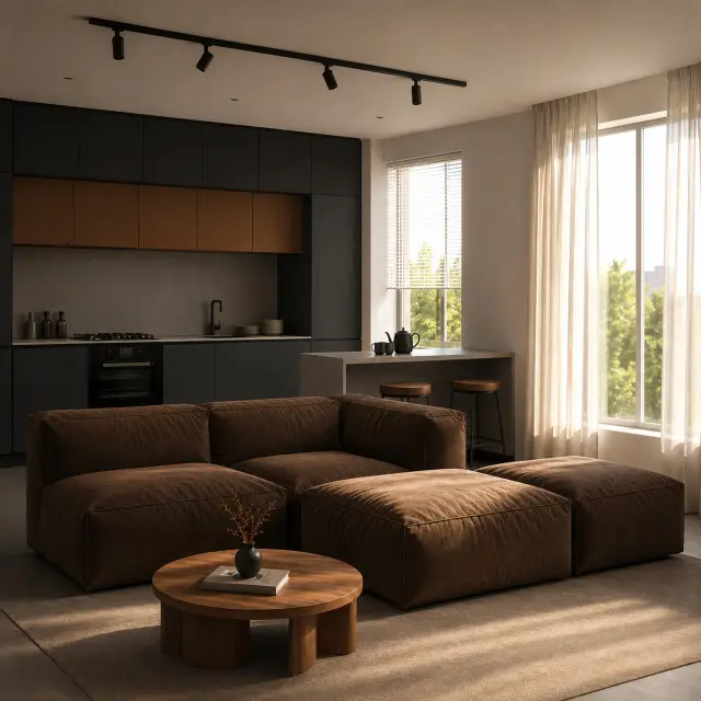 Трековый светильник ST Luce ST375.406.12 СКАЙЛАЙН 48V — черный, ракурс 6