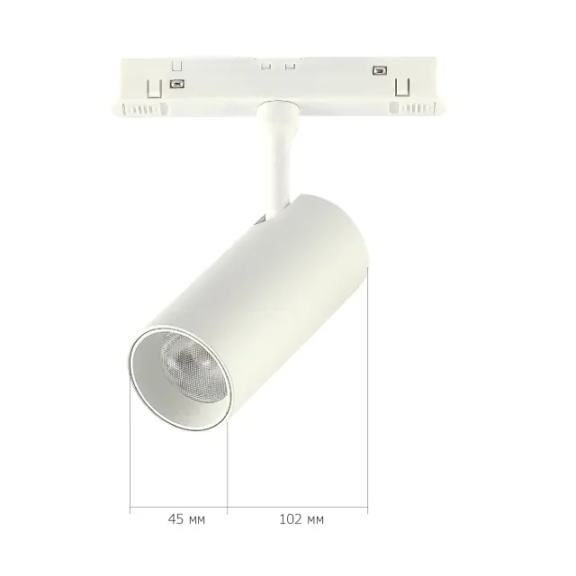 Трековый светильник ST Luce ST375.506.07 СКАЙЛАЙН 48V — белый, ракурс 4