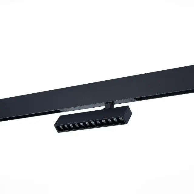 Трековый светильник ST Luce ST656.496.09 СКАЙЛАЙН 220V — черный, ракурс 2