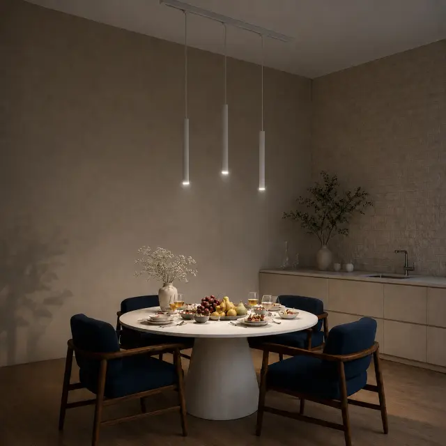 Трековый светильник ST Luce ST682.546.07 СКАЙЛАЙН 48V — белый, ракурс 5