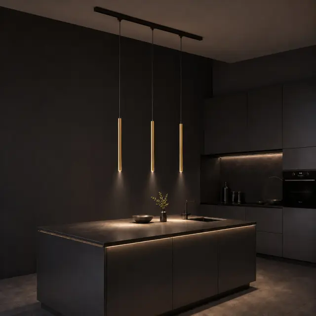 Трековый светильник ST Luce ST683.346.08 СКАЙЛАЙН 48V — черный, ракурс 5