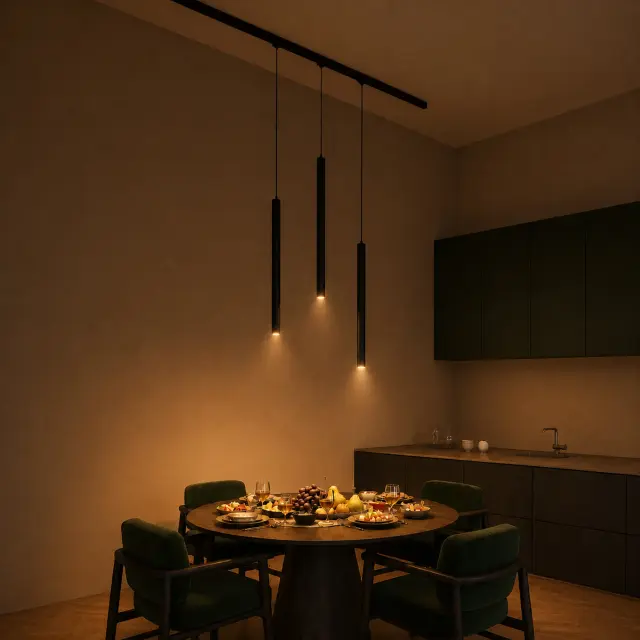 Трековый светильник ST Luce ST683.436.08 СКАЙЛАЙН 48V — черный, ракурс 6