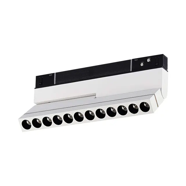 Трековый светильник ST Luce ST805.536.12 СКАЙЛАЙН 48V — белый, ракурс 3