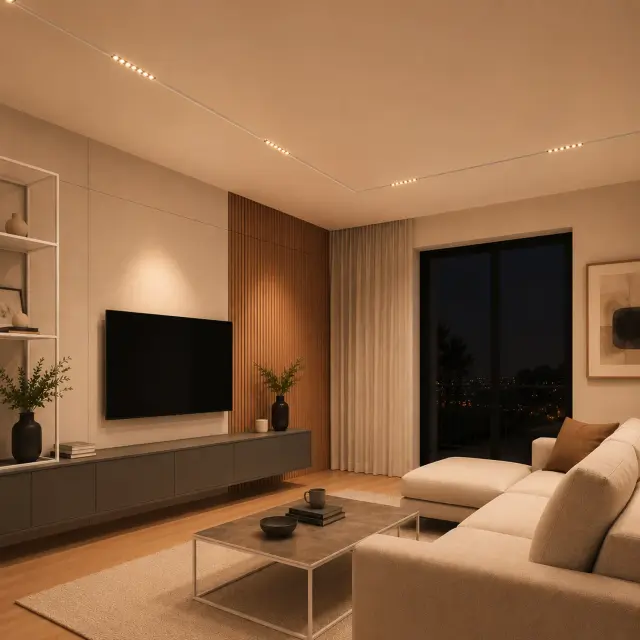 Трековый светильник ST Luce ST806.536.12 СКАЙЛАЙН 48V — белый, ракурс 5