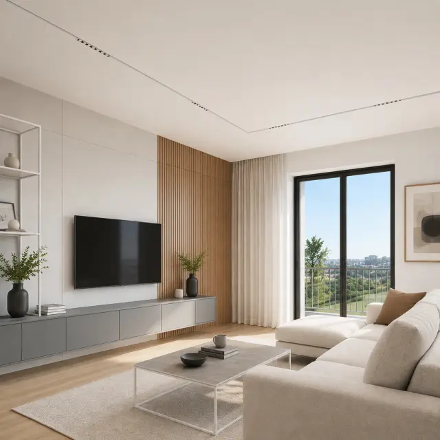Трековый светильник ST Luce ST806.546.12 СКАЙЛАЙН 48V — белый, ракурс 5