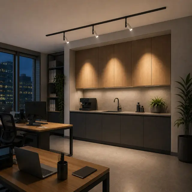Трековый светильник ST Luce ST808.536.08 СКАЙЛАЙН 48V — белый, ракурс 4