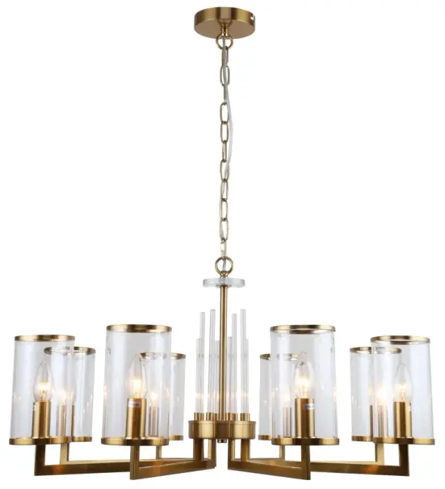 Люстра Stilfort 1046/05/08P VASE | ВЕЙЗ — золотой