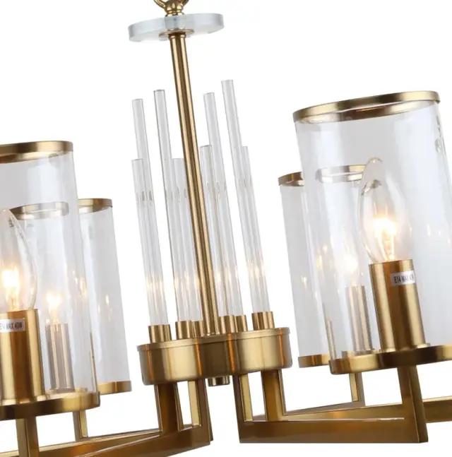 Люстра Stilfort 1046/05/08P VASE | ВЕЙЗ — золотой, ракурс 3