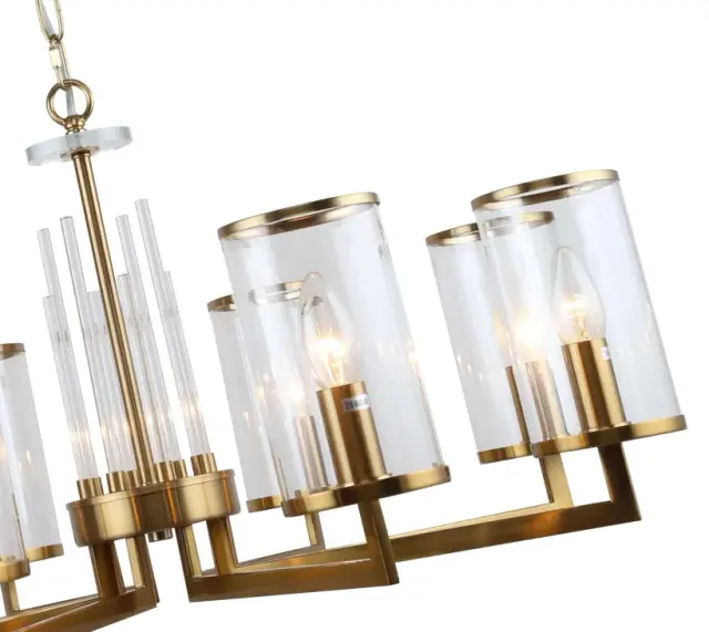 Люстра Stilfort 1046/05/08P VASE | ВЕЙЗ — золотой, ракурс 4