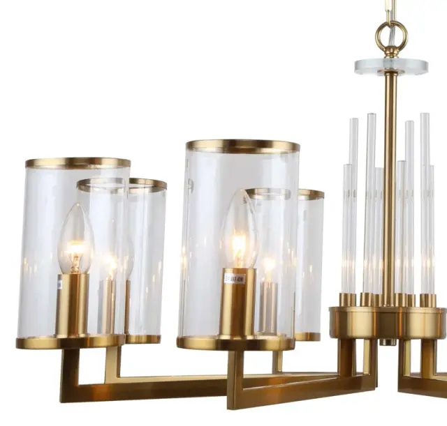 Люстра Stilfort 1046/05/08P VASE | ВЕЙЗ — золотой, ракурс 4