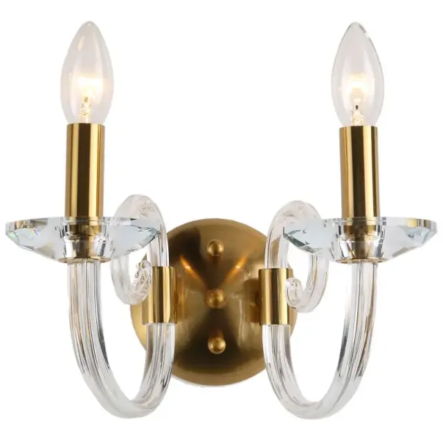 Бра Stilfort 1050/03/02W GLASS | ГЛАСС — золотой