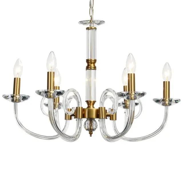 Люстра Stilfort 1050/03/06P GLASS | ГЛАСС — золотой, ракурс 5