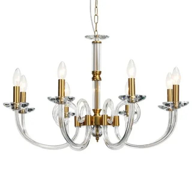 Люстра Stilfort 1050/03/08P GLASS | ГЛАСС — золотой, ракурс 5