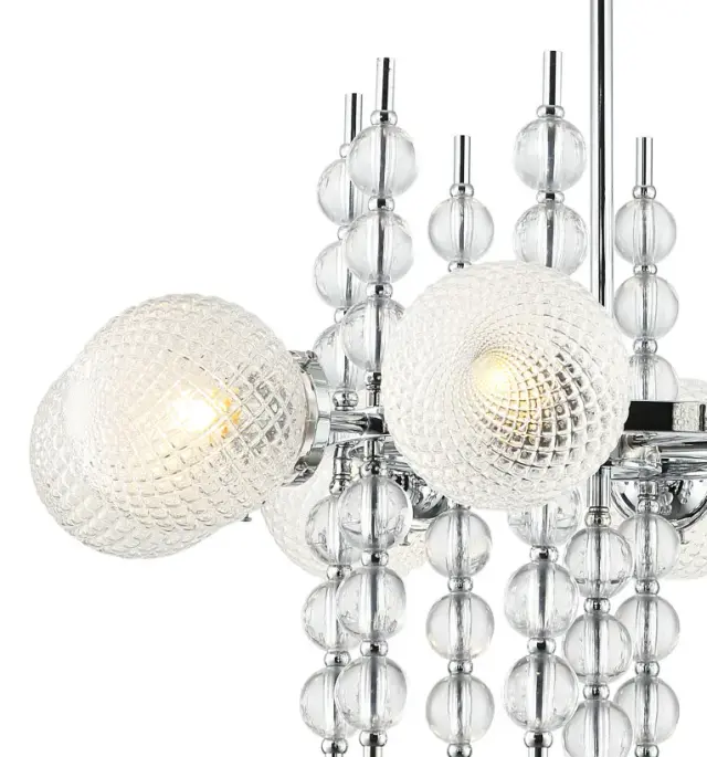 Люстра Stilfort 2120/09/08P QUEENLY | КВИНЛИ — хром, ракурс 5