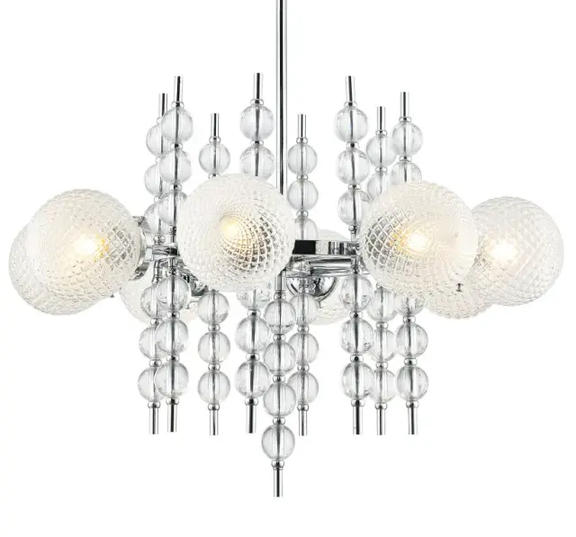Люстра Stilfort 2120/09/08P QUEENLY | КВИНЛИ — хром, ракурс 5