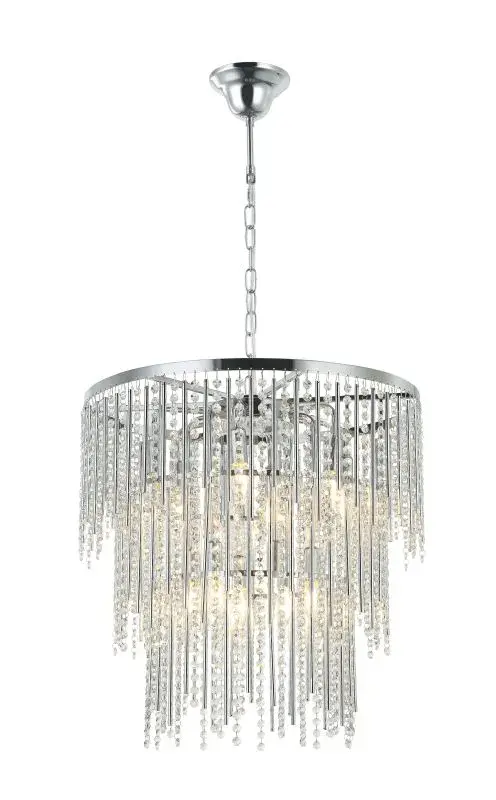 Люстра Stilfort 2145/09/12P GRANDEX | ГРАНДЕКС — хром, ракурс 2
