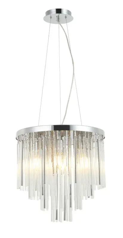 Люстра Stilfort 2147/09/06P STYLE RAIN | СТАЙЛ РЕЙН — хром, ракурс 2
