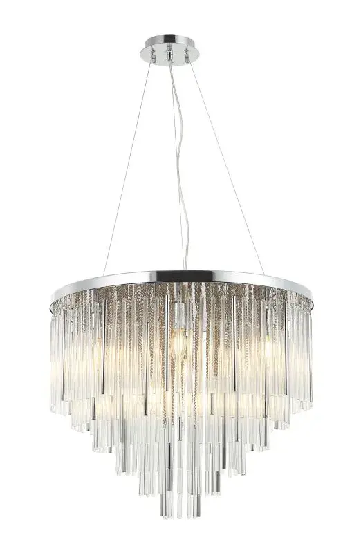 Люстра Stilfort 2147/09/09P STYLE RAIN | СТАЙЛ РЕЙН — хром, ракурс 3
