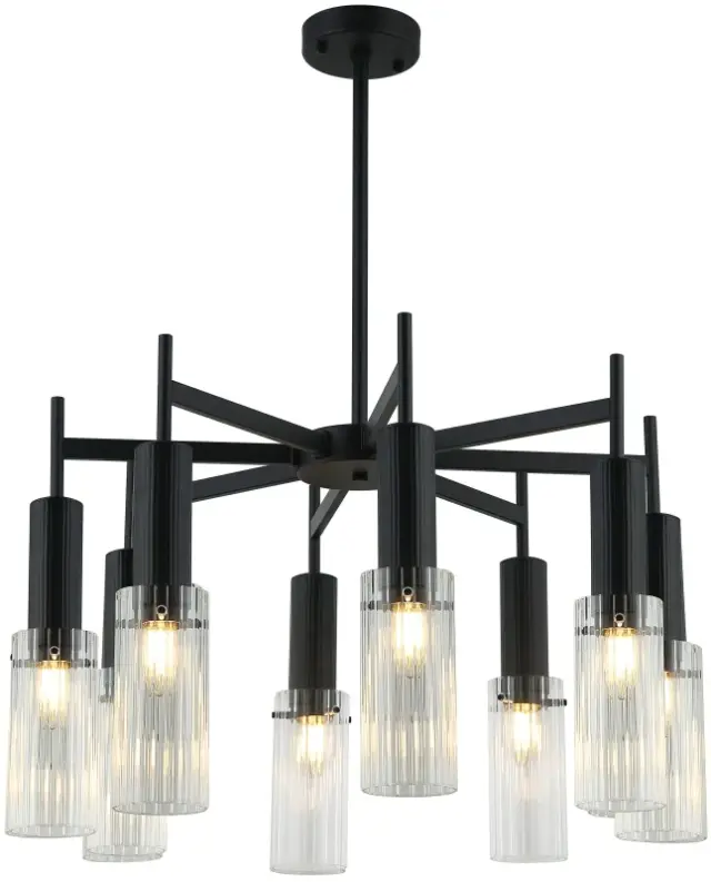 Люстра Stilfort 2160/02/08P WUNDER | ВАНДЕР — черный, ракурс 3