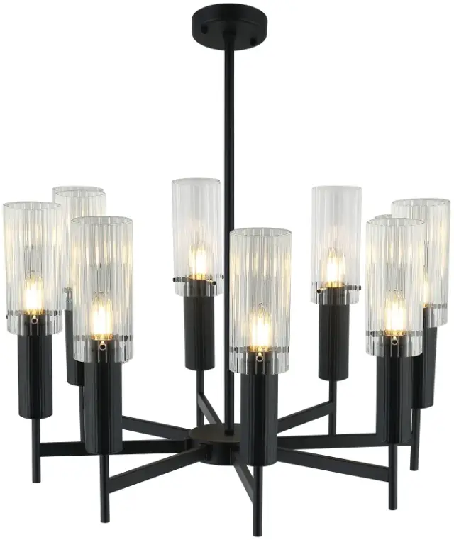 Люстра Stilfort 2160/02/08P WUNDER | ВАНДЕР — черный, ракурс 3