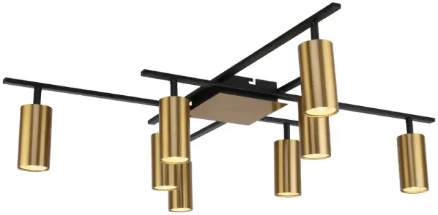 Люстра Stilfort 2162/05/08C AUSVER | АУСВЕР — черный