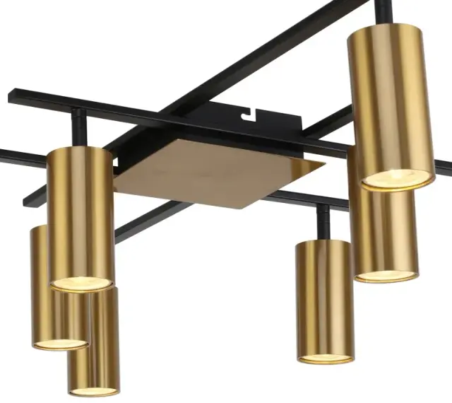 Люстра Stilfort 2162/05/08C AUSVER | АУСВЕР — черный, ракурс 3