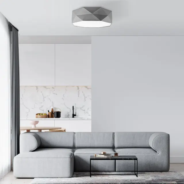 Светильник TK Lighting 1566 KANTOOR — серый, ракурс 3