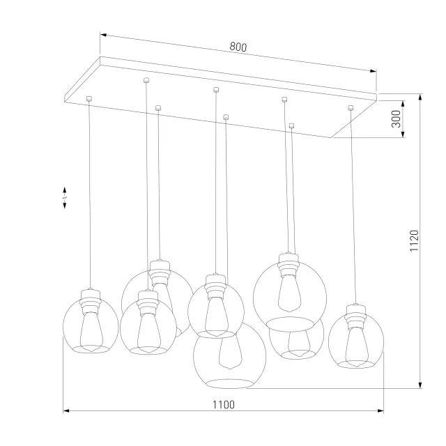 Светильник TK Lighting 4113 Cubus CUBUS — черный, ракурс 2