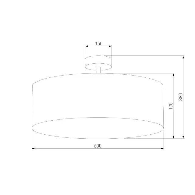 Люстра TK Lighting 4245 Rondo Black RONDO — хром, ракурс 2