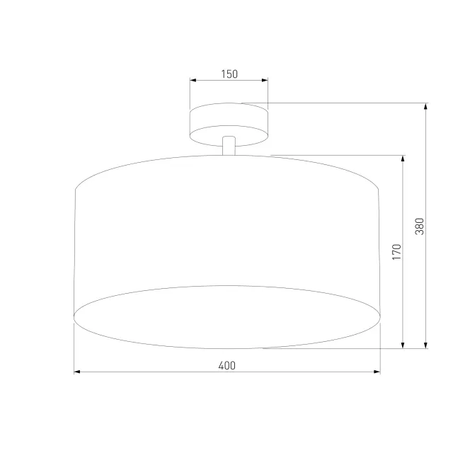 Люстра TK Lighting 4246 Rondo Black RONDO — хром, ракурс 2