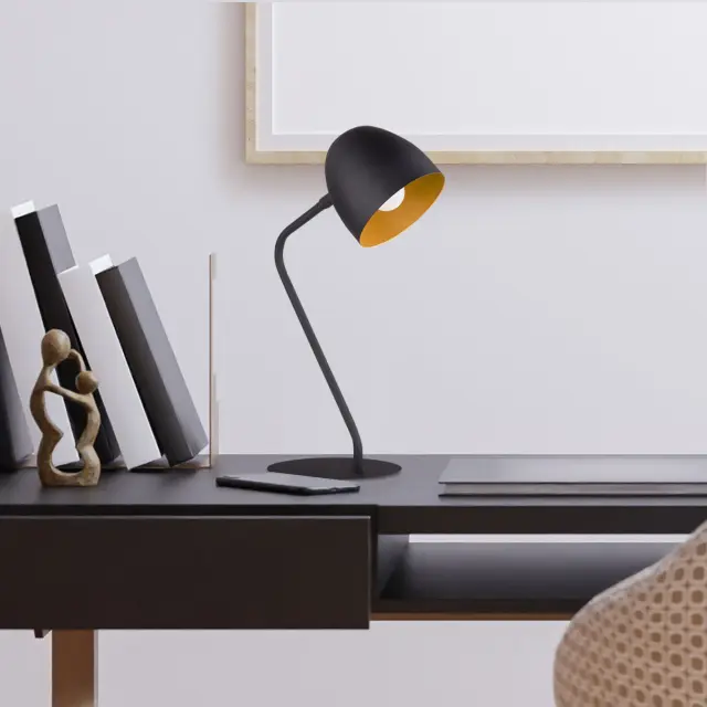 Настольная лампа TK Lighting 5036 SOHO — черный, ракурс 2