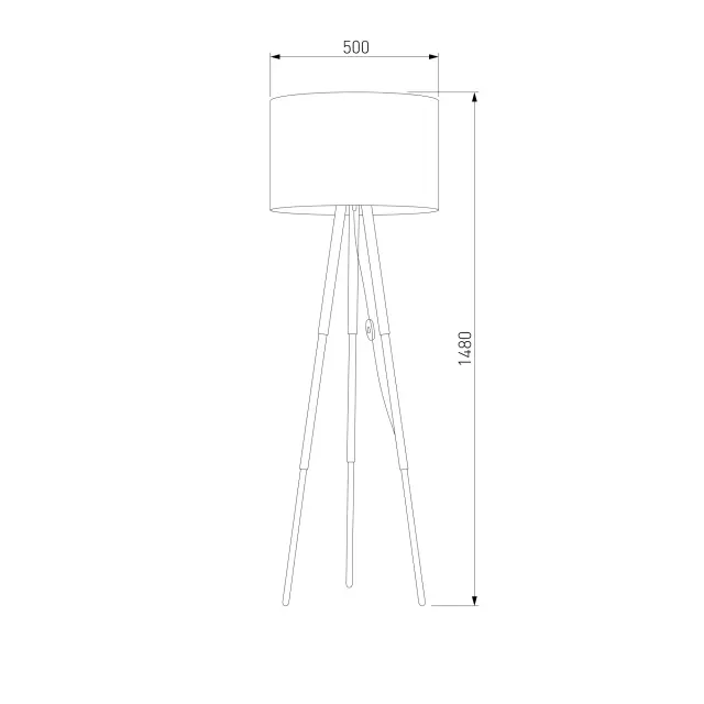 Торшер TK Lighting 5284 Tokyo TOKYO — коричневый, ракурс 3