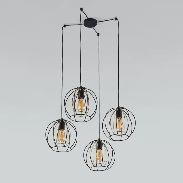 Люстра TK Lighting 6598 JAULA — черный