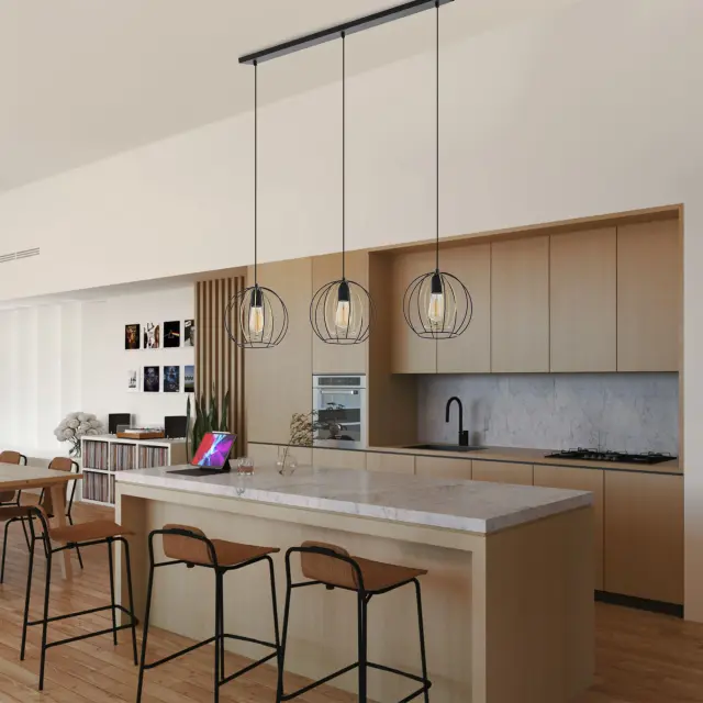 Светильник TK Lighting 6599 JAULA — черный, ракурс 2